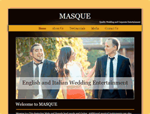 Tablet Screenshot of masquelive.com